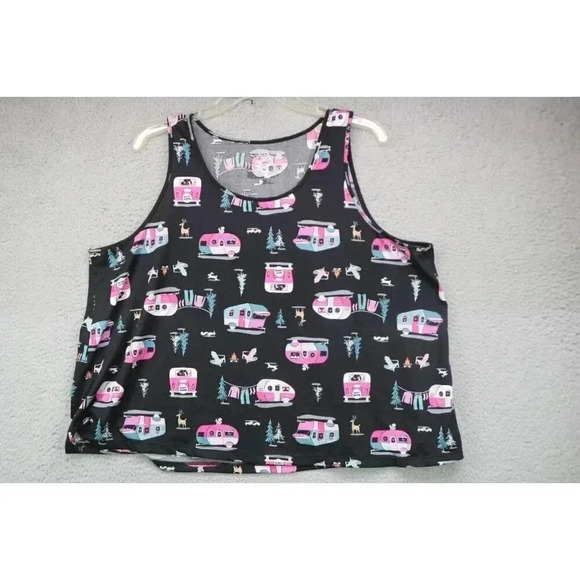 Joyspun Women's Pajama Set-Size XL-Campers-Shorts - Picture 5 of 9